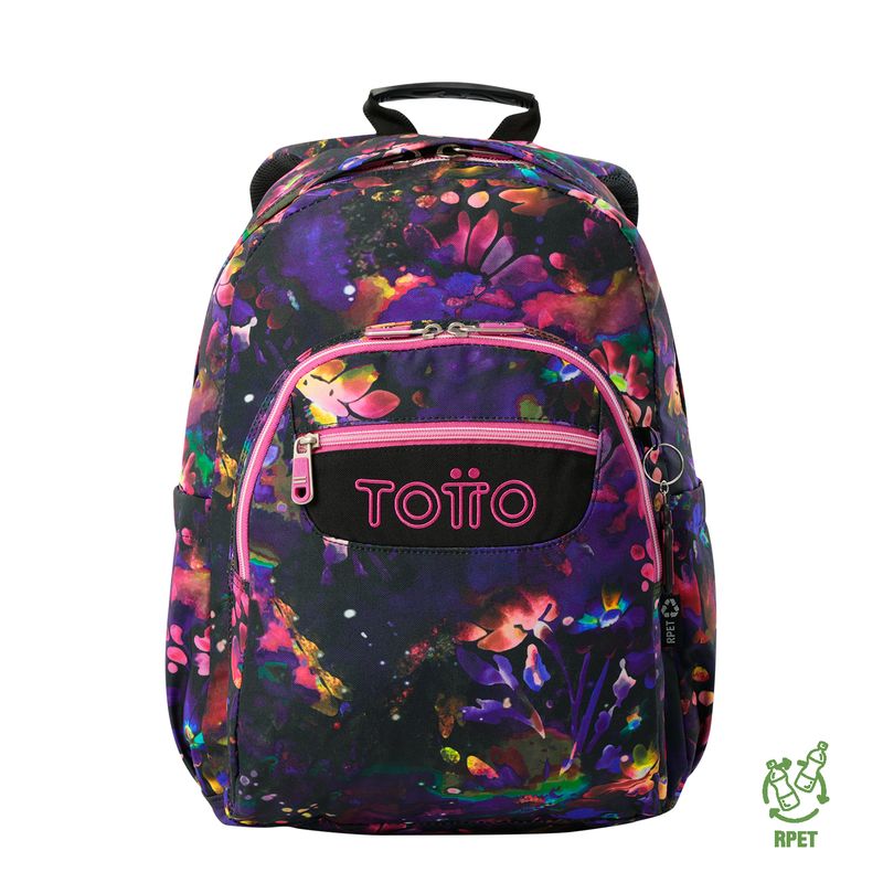 TOTTO - Mochila Escolar para Niña Notebook 14 Acuarela Totto