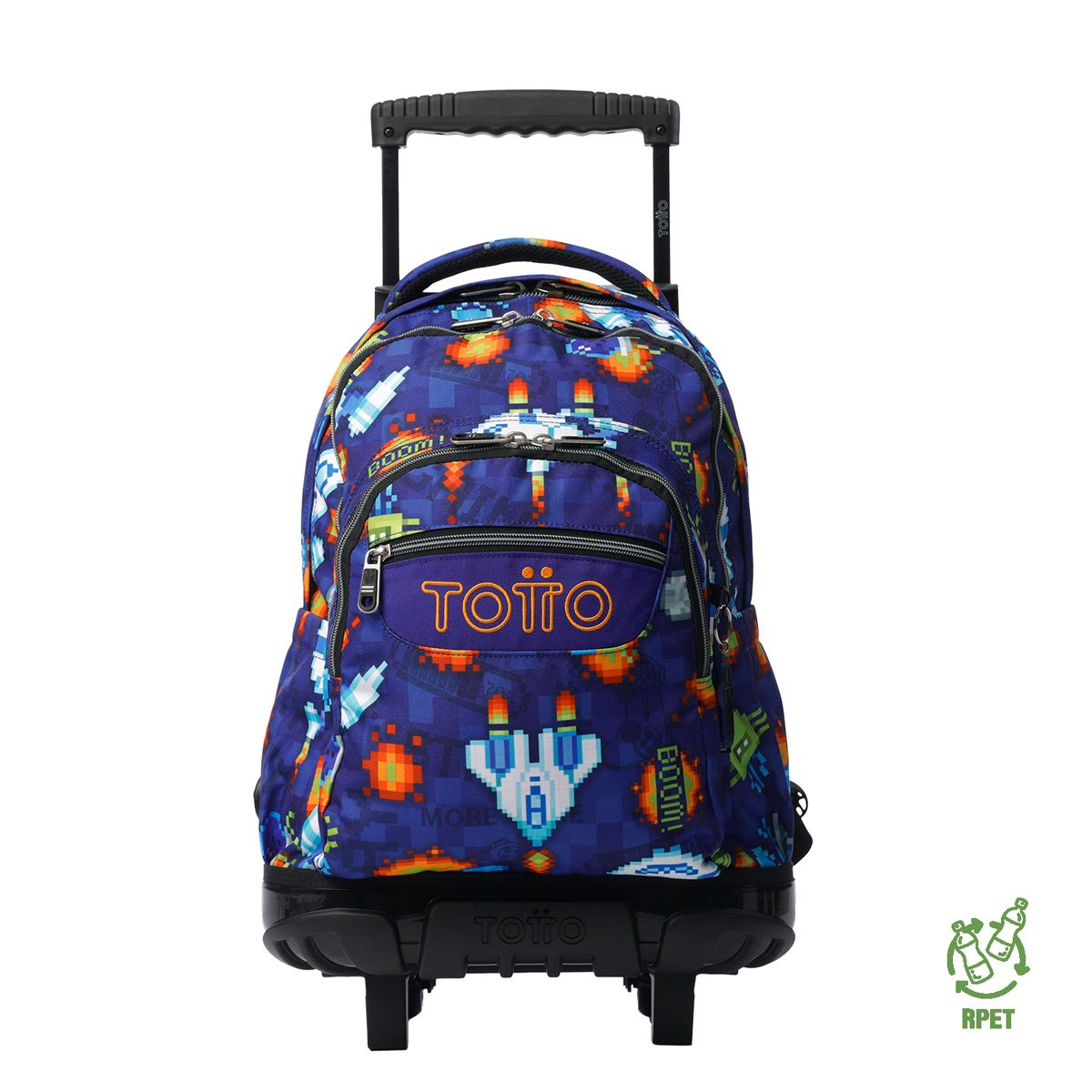 TOTTO - Mochila Escolar Con Ruedas para Niño Renglon Totto