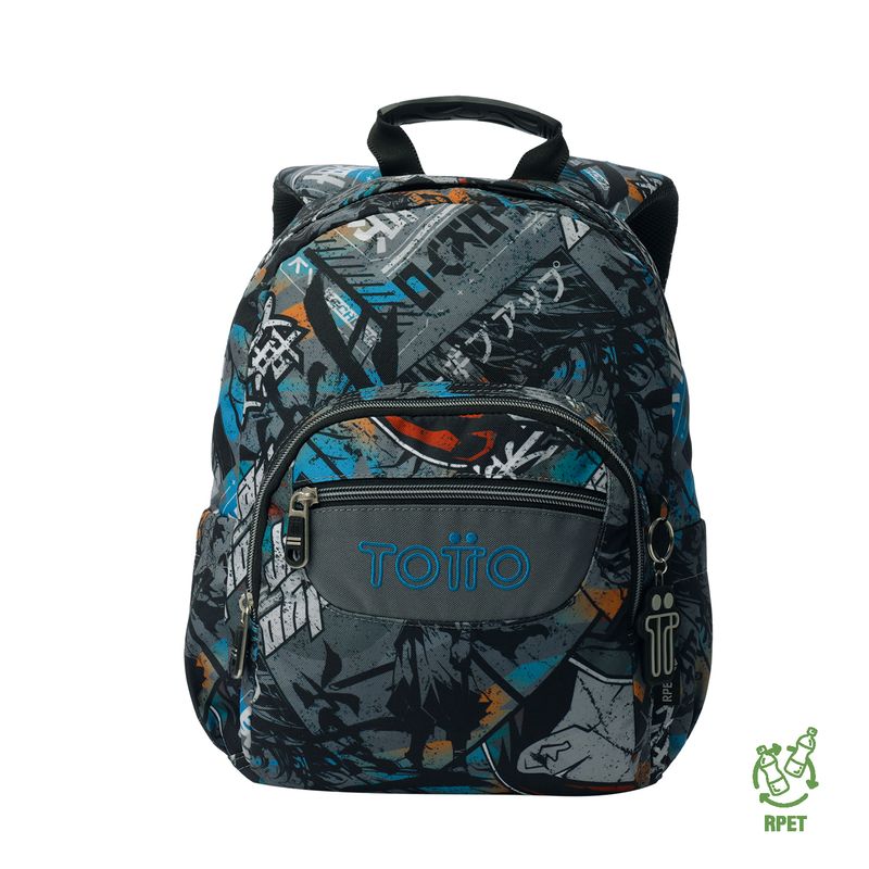 TOTTO - Mochila Escolar para niño Notebook 10 Tempera Totto