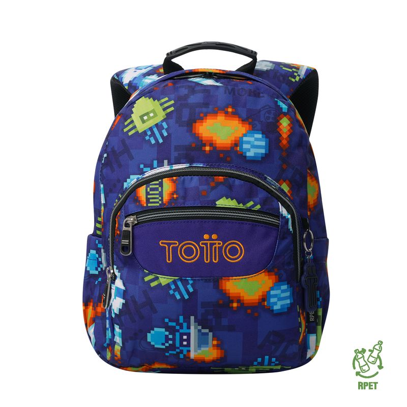 TOTTO - Mochila Escolar para niño Notebook 10 Tempera Totto