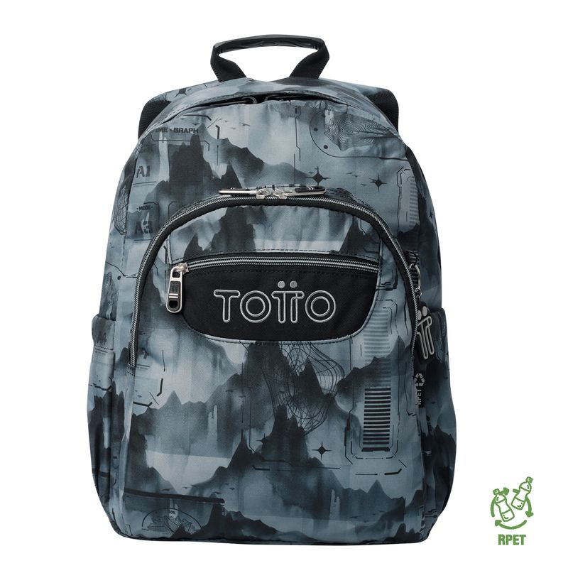 TOTTO - Mochila Escolar Para Niño Notebook 14 Acuarela Totto