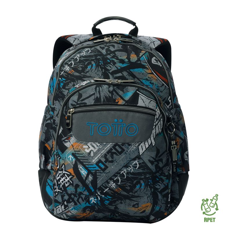 TOTTO - Mochila Escolar para niño Notebook 14 Rayol Totto