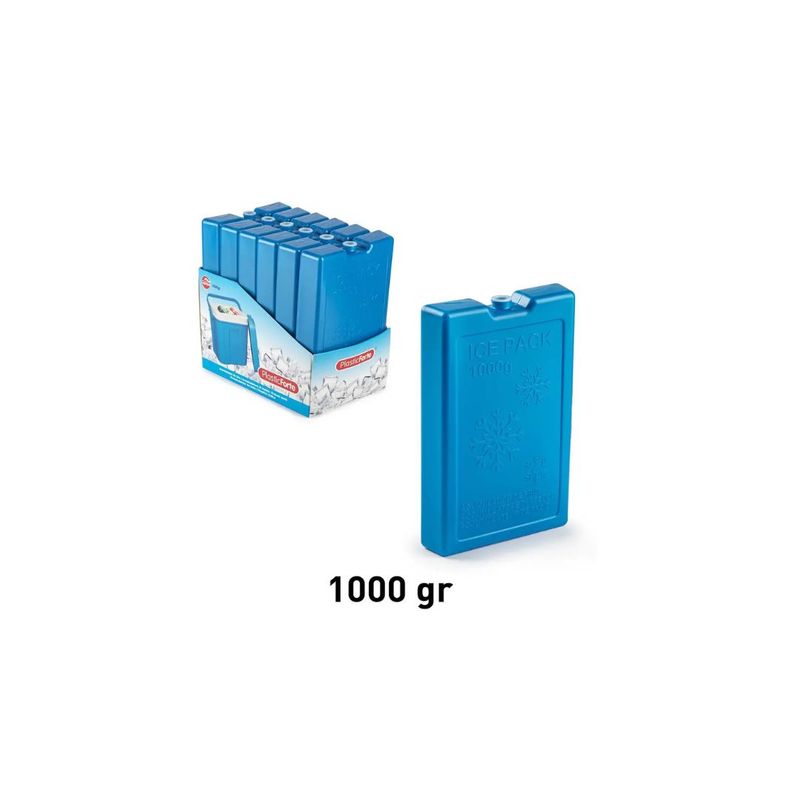 GENERICO - ACUMULADOR DE FRIO 1000G 1PC AZUL METALIZADO