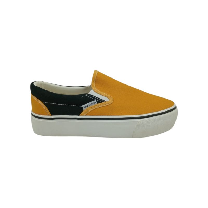HERIEL - Zapatilla Amarilla Slip on.