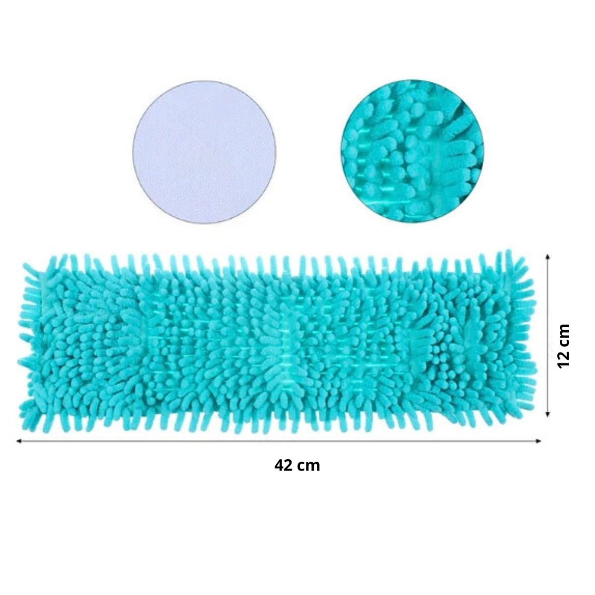 GENERICO - Mopa De Microfibra De Repuesto Para Trapero