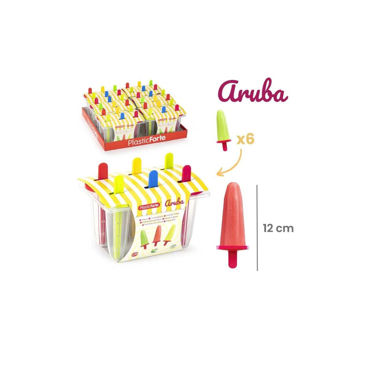 GENERICO - POLERA Nº12 ARUBA 6 POLOS 12CM.