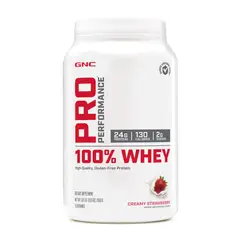 GNC - BATIDO DE PROTEINA (SUERO DE LECHE) FRUTILLA 25 SRVS