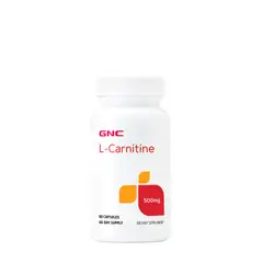 GNC - L-CARNITINA 500 MG, 60 CAPSULAS.