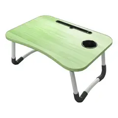 GENERICO - Mesa Plegable Para Cama Y Notebook Multifuncional De Madera Verde