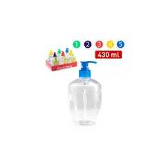 GENERICO - DOSIFICADOR JABON TRANSPARENTE PS 430ML