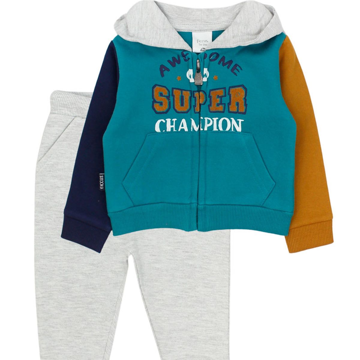 FICCUS - Buzo Bebé Niño Campus Gris