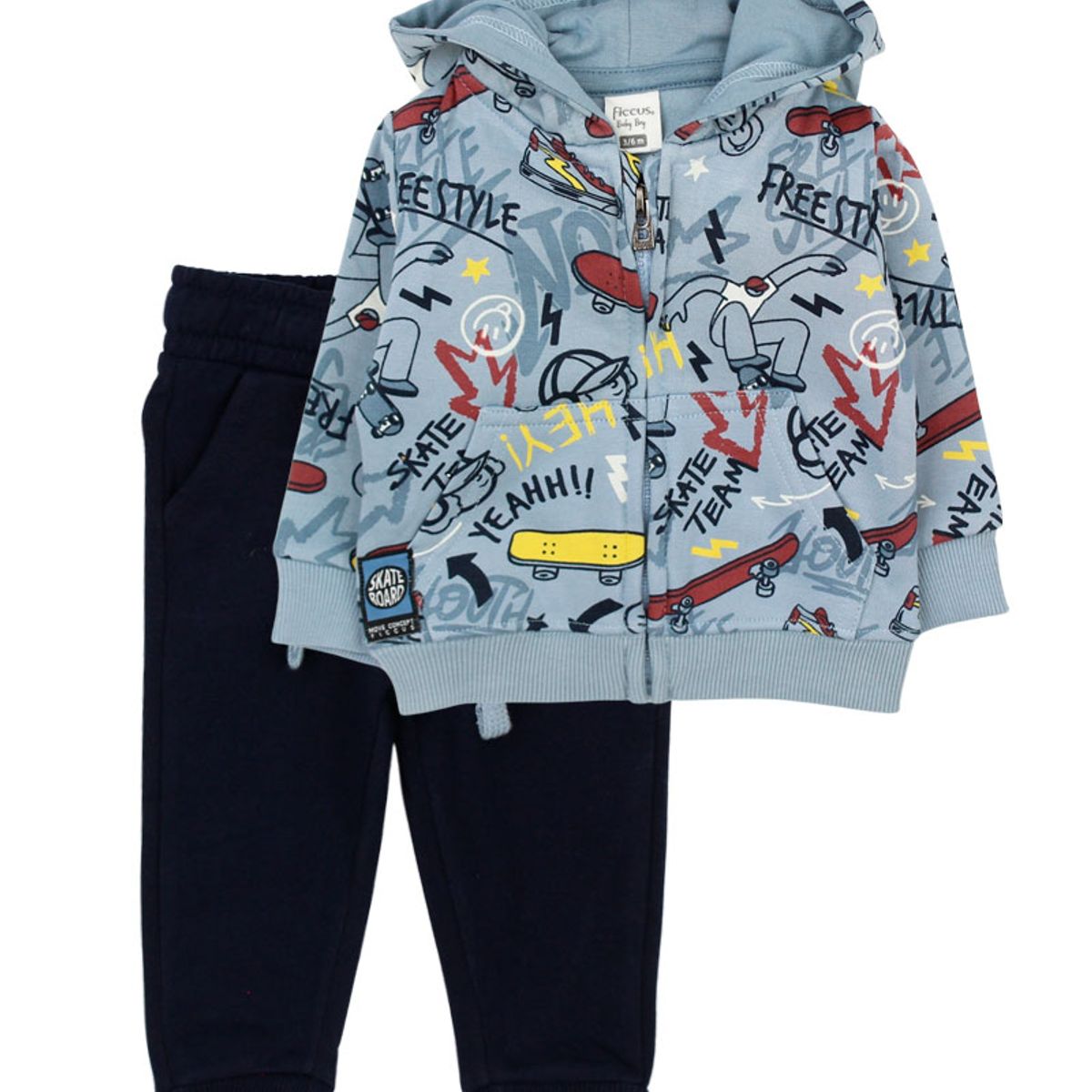 FICCUS - Buzo Bebé Niño Move Celeste