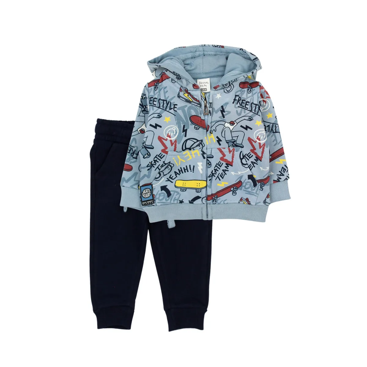 FICCUS - Buzo Bebé Niño Move Celeste