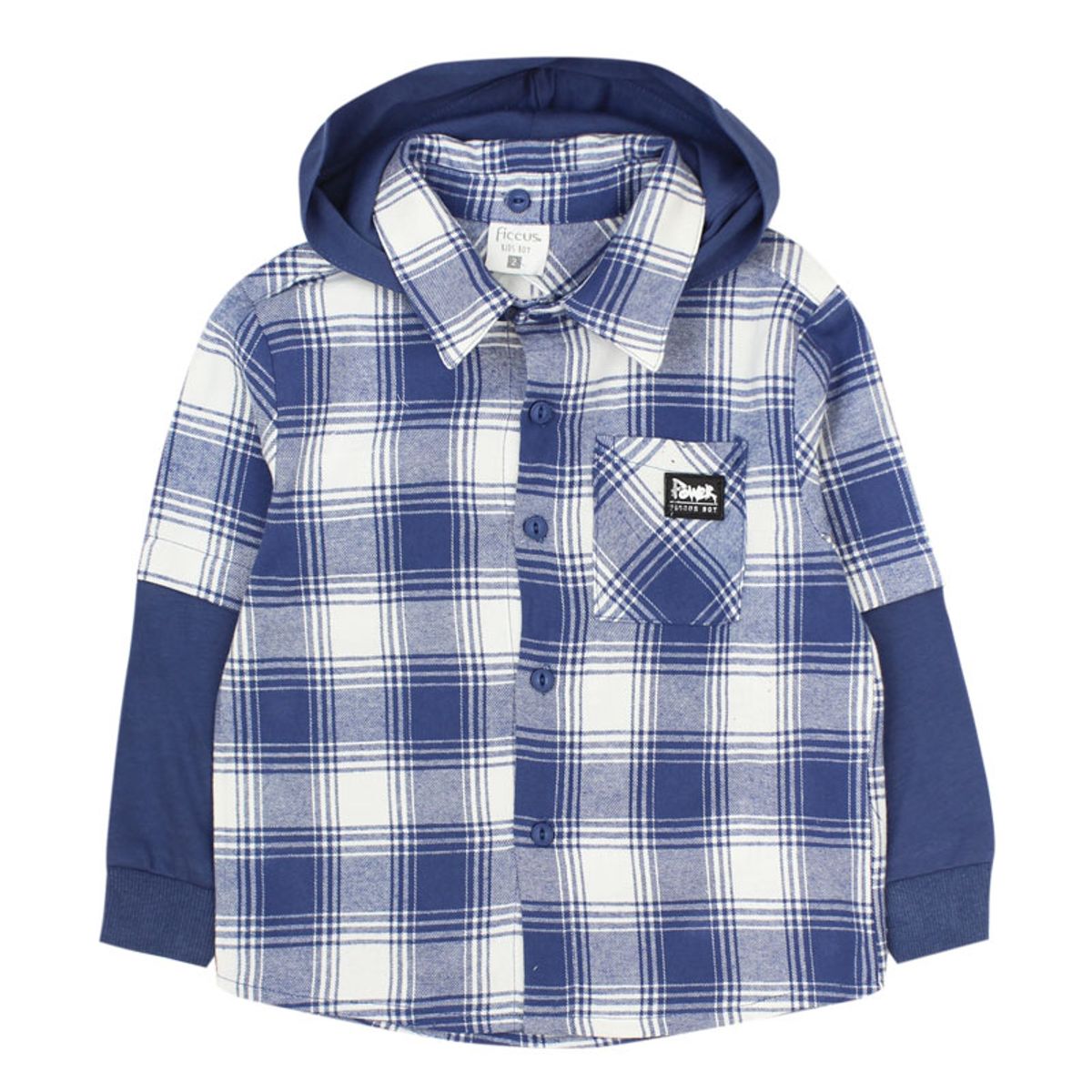 FICCUS - Camisa Kids Niño Power Azul
