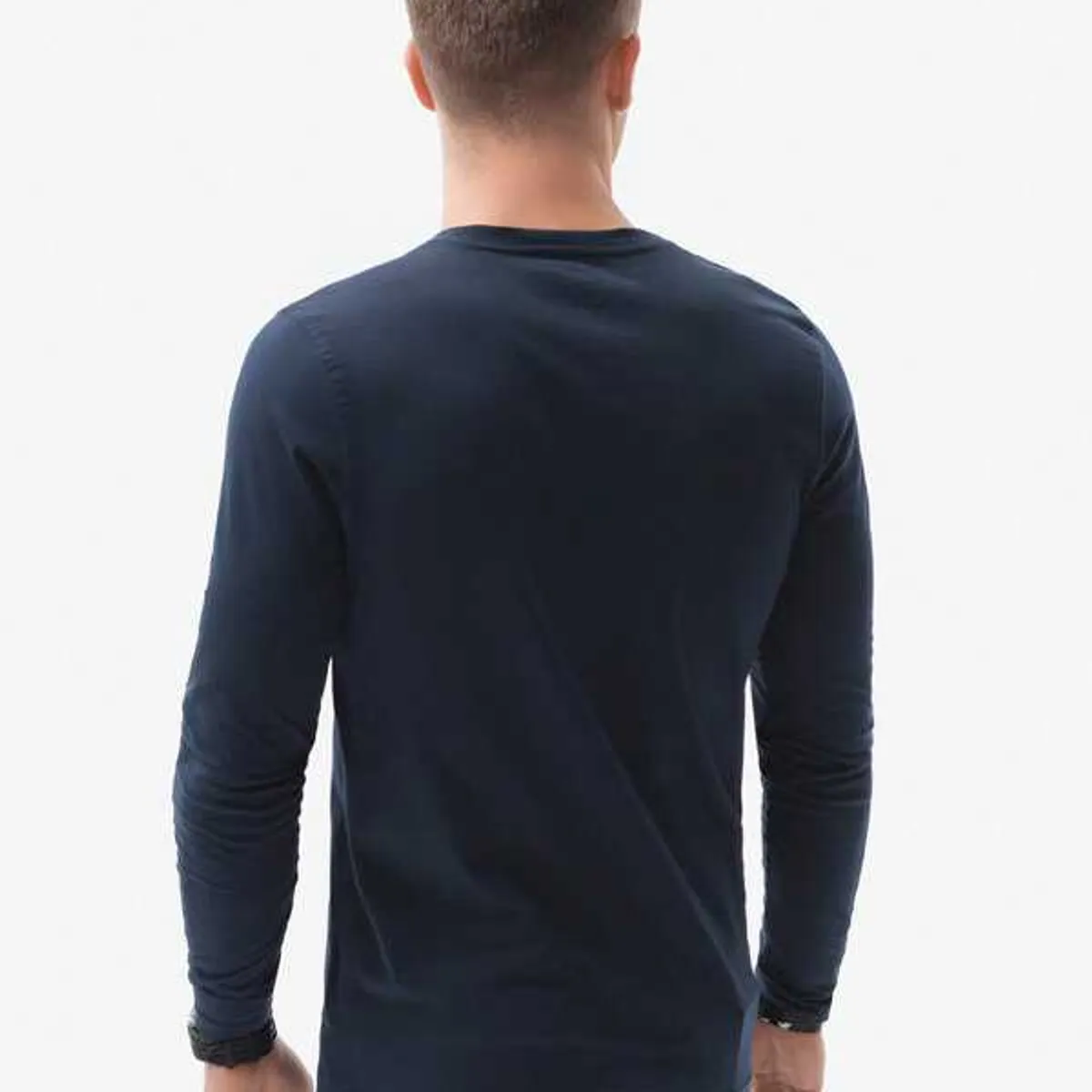 MROTTO - Polera Hombre Manga Larga  Cuello Redondo