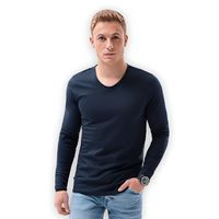 Polera Hombre Manga Larga Cuello Redondo