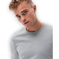 Polera Hombre Manga Larga Cuello Redondo