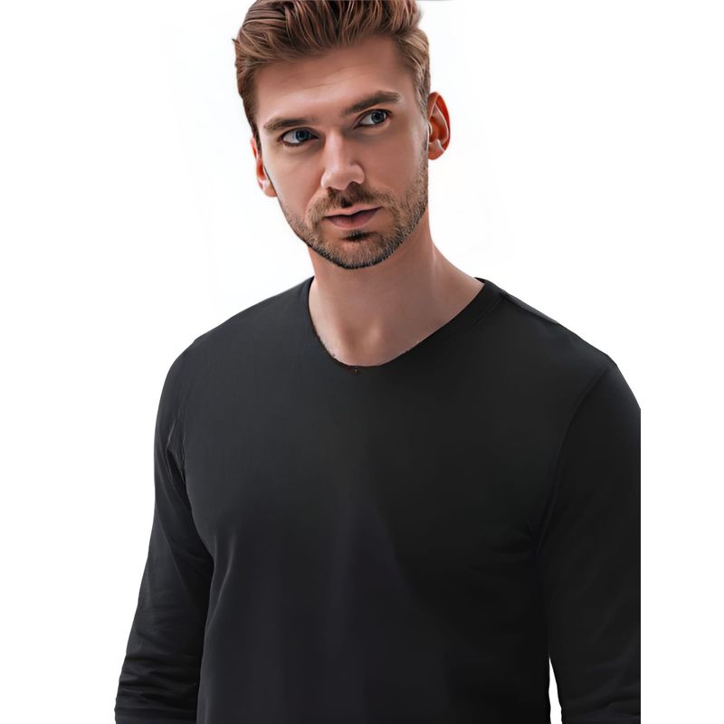 MROTTO - Polera Hombre Manga Larga  Cuello Redondo