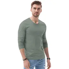 MROTTO - Polera Hombre Manga Larga Cuello Redondo