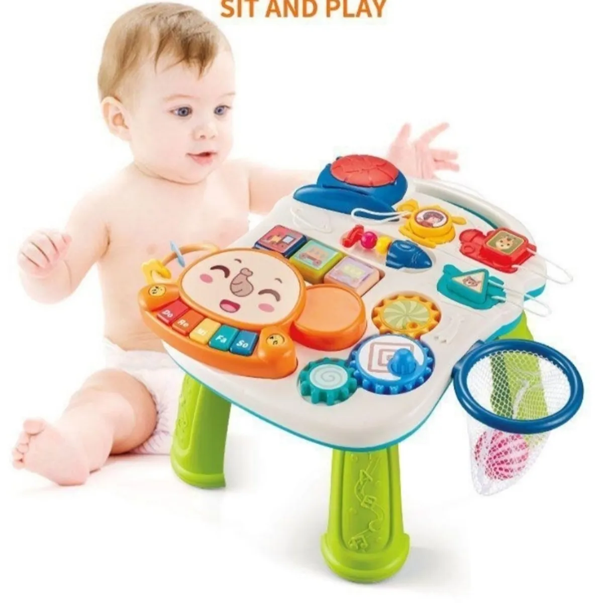 GENERICO - Corre Pasillo Caminadora Mesa Primero Pasos Musical 2 En 1