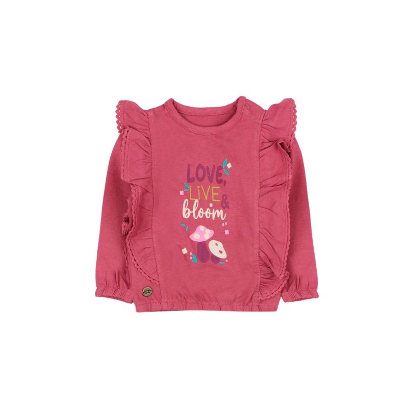 FICCUS - Polera Bebé Niña Foresta Fucsia