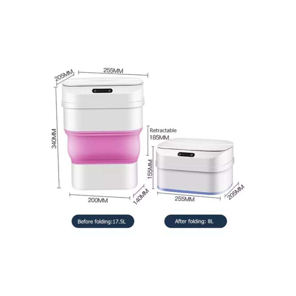 GENERICO - Papelero Automatica Inteligente Con Sensor De Proximidad Az