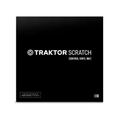 NATIVE INSTRUMENTS - Vinilo Traktor Scratch Control Vinyl MK2 Color Transparente