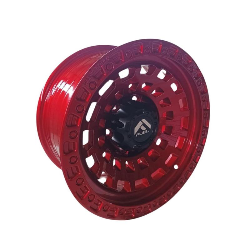 GENERICO - Juego de Llantas 16x8 6x1397 Et0 hyper red 603