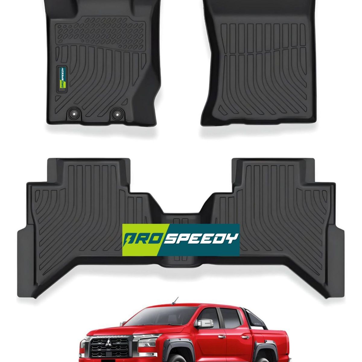GENERICO - PISOS CALCE PERFECTO PROSPEEDY MITSUBISHI L200 NEW 2024+