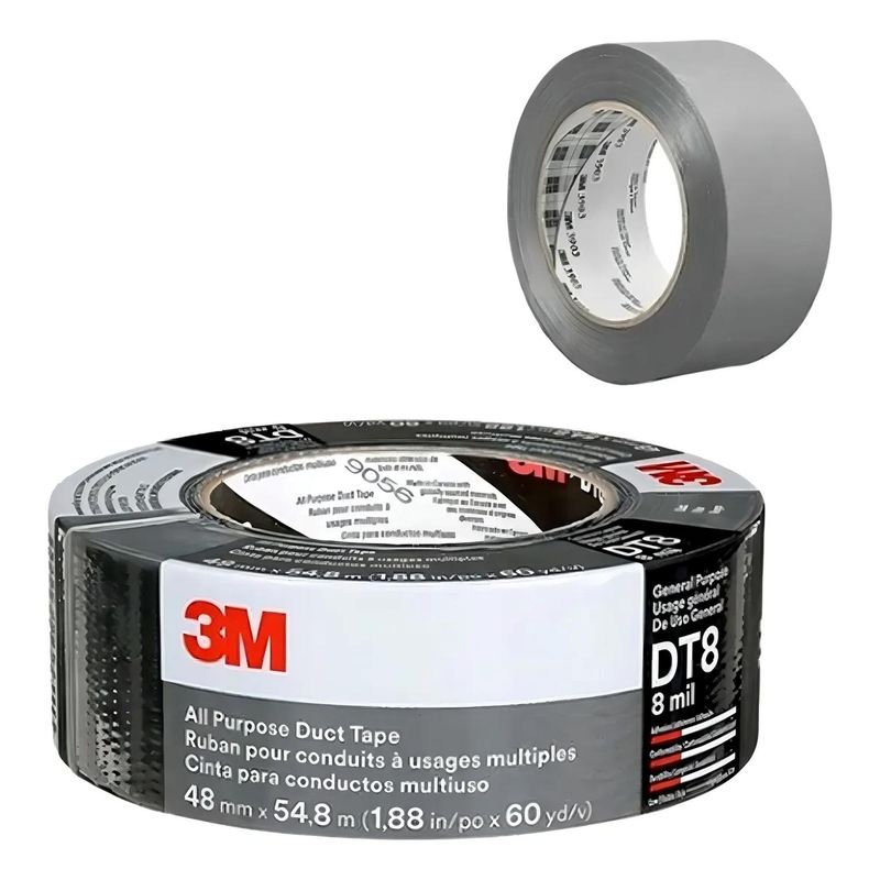 3M - Cinta Tela Ducttape DT8 48mmx54.8m Multiuso 3M