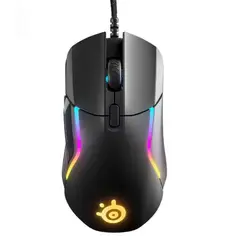 STEELSERIES - Mouse juegos deportes electrónicos cable rival 5 -Negro