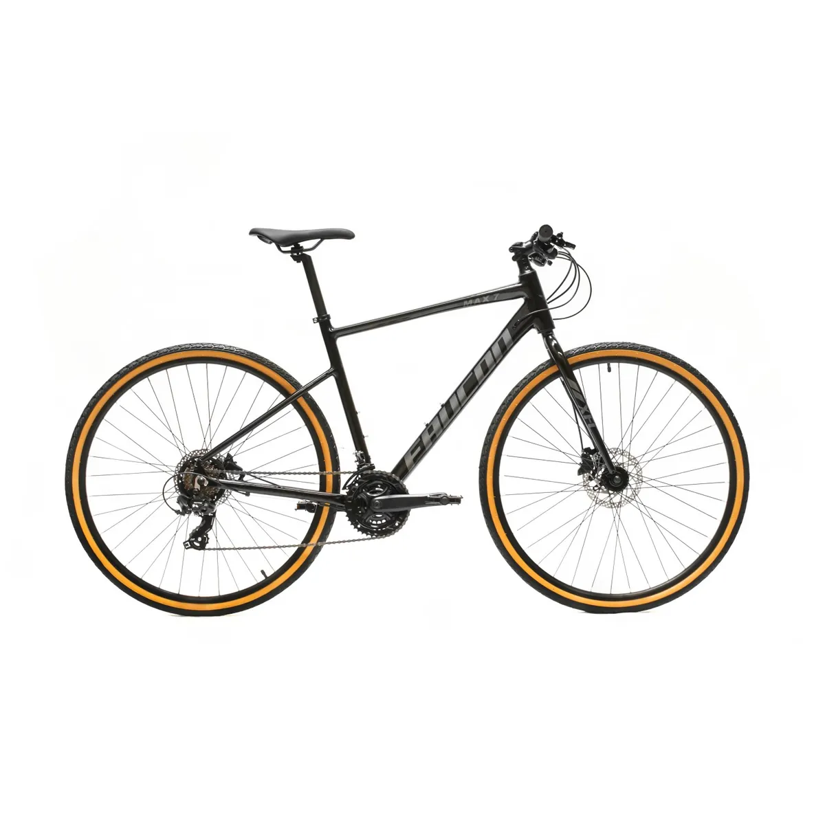 FAUCON - Bicicleta Faucon Urbana Híbrida Max 7 Aro 28