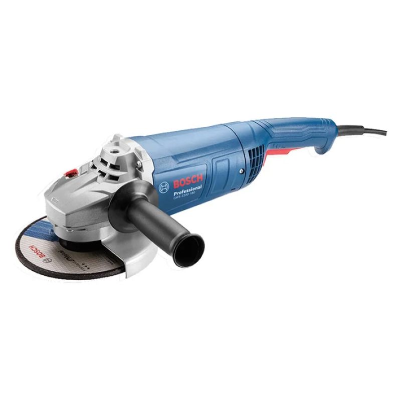 BOSCH - Amoladora Esmeril Bosch Gws 2200-180 Tricontrol 2200w 7 PuLG Color Azul
