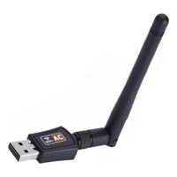 Adaptador Wifi Usb 5g Y 24g De 600mbps Antena Doble Banda