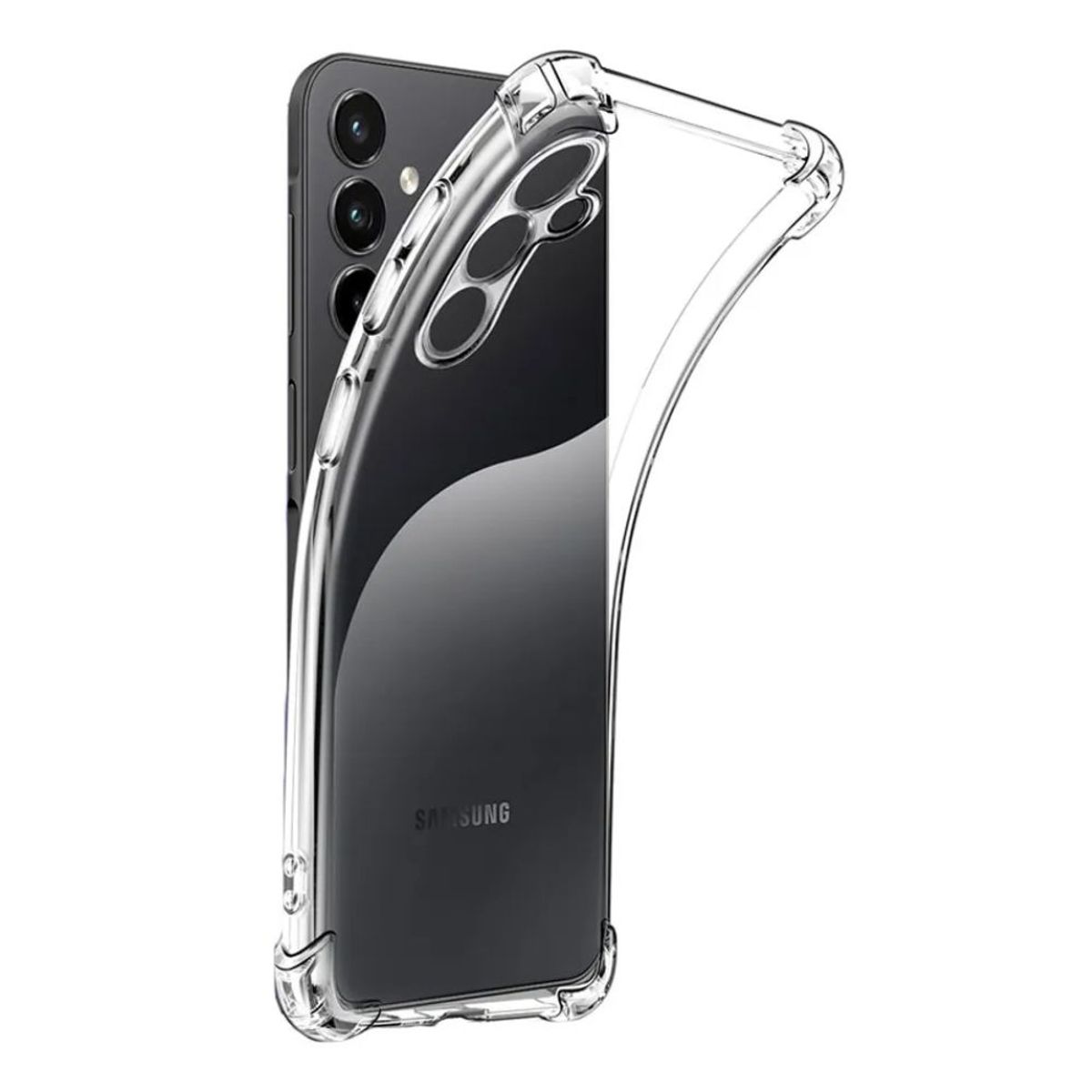 GENERICO - Carcasa Para Samsung A55 Transparente Antigolpes Reforzada.