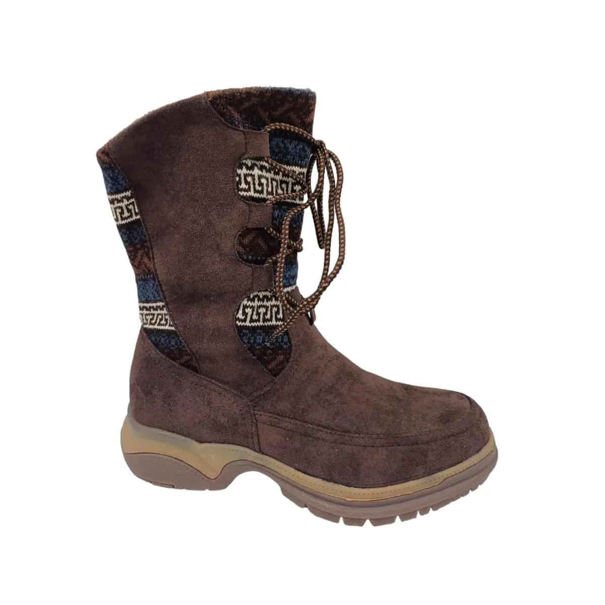 HERIEL - Bota Café Gamuza Mujer