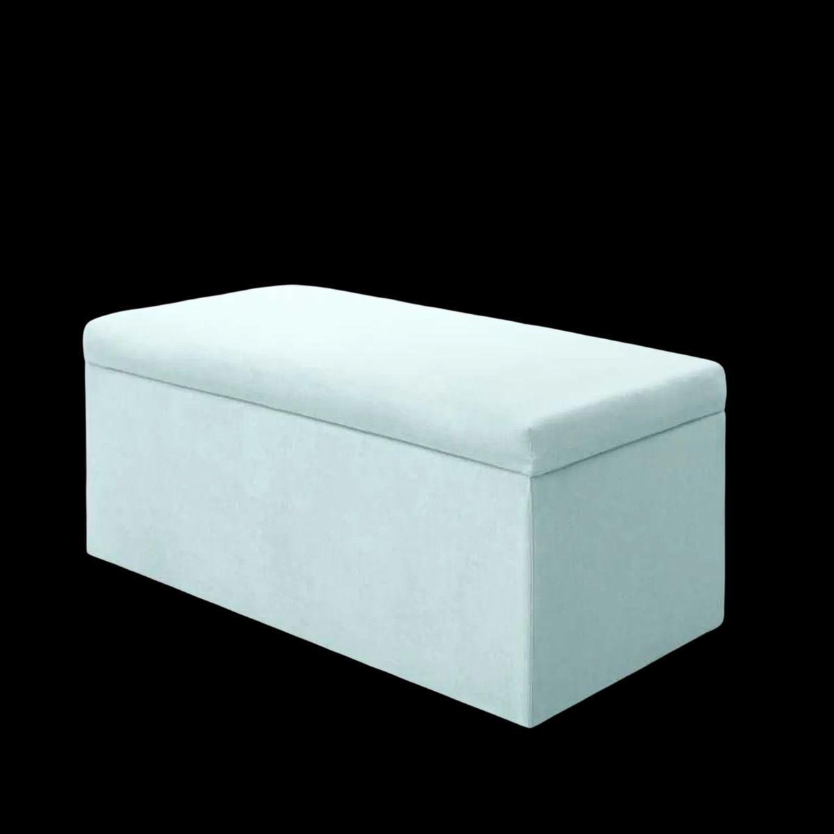 MUEBLES HVM - Baul Cofre Lisa VERDE MENTA 40x40x90