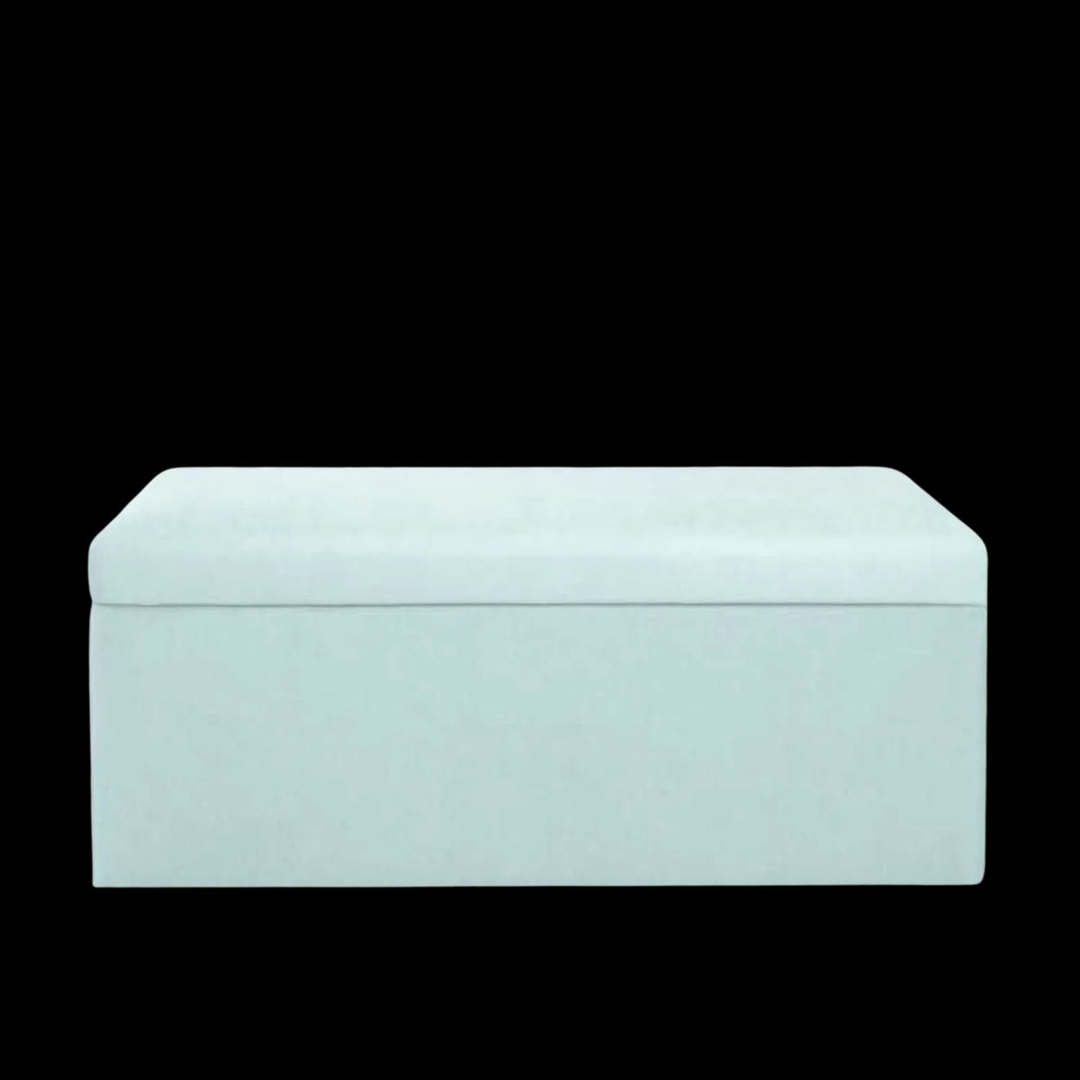 MUEBLES HVM - Baul Cofre Lisa VERDE MENTA 40x40x90