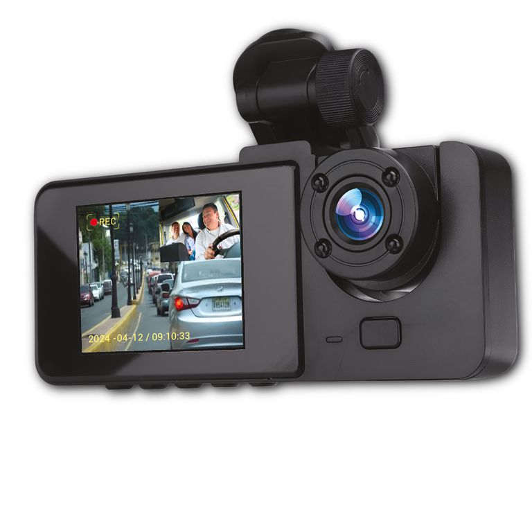 Dashcam FHD Con Vision Nocturna Dual Camara - DVR Automotriz