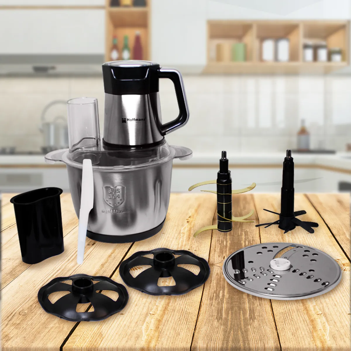 HOFFMANN - Picador Cebolla Moledora de Carne Choclo Electrica