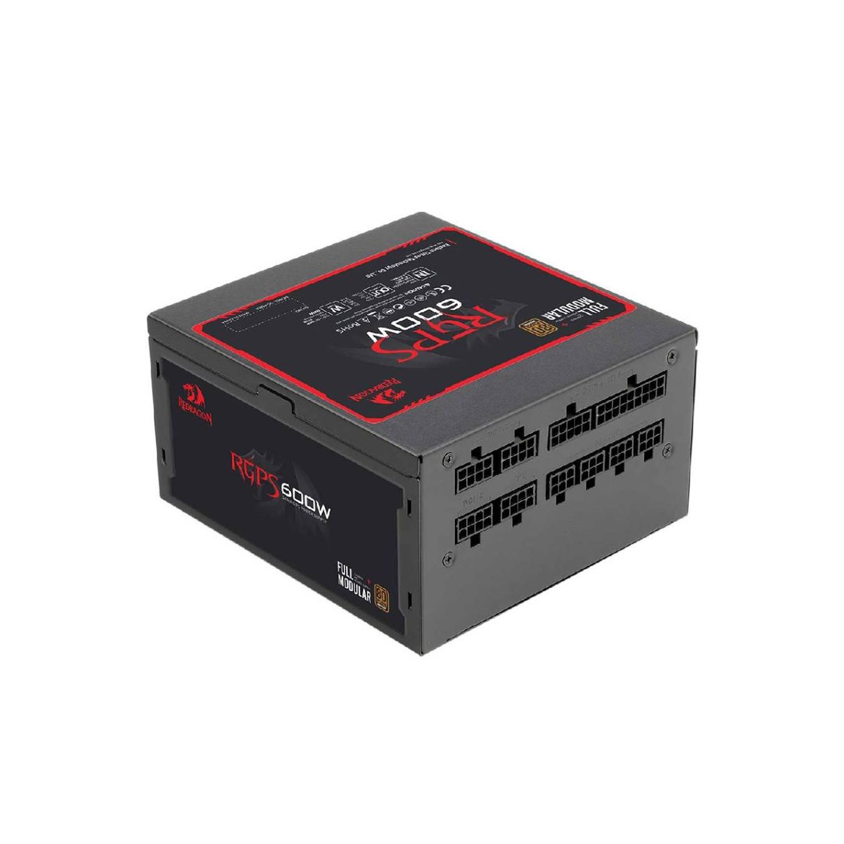 REDRAGON - Fuente De Poder Redragon 600w 80Plus Bronze Full Modular