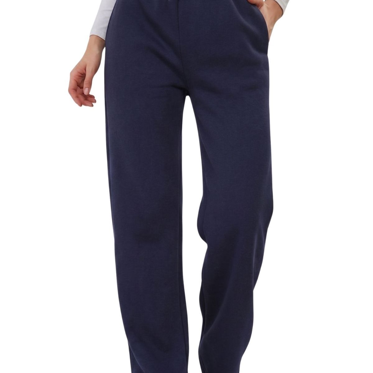 LOOK SHOP - Pantalón Buzo Mujer Jogger Invierno Forro Polar Recto 138