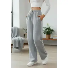 LOOK SHOP - Pantalón Buzo Mujer Jogger Invierno Forro Polar Recto 138