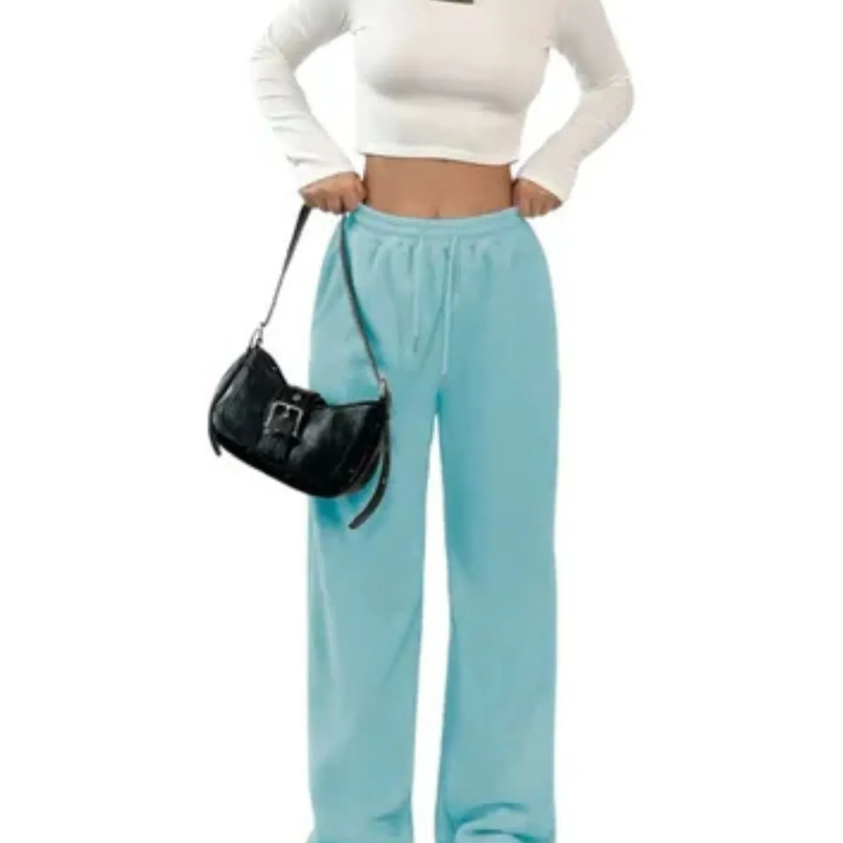 LOOK SHOP - Pantalón Buzo Mujer Jogger Invierno Forro Polar Recto 138