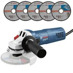 BOSCH - Esmeril Angular 4 1/2" GWS 700 + 5 Discos