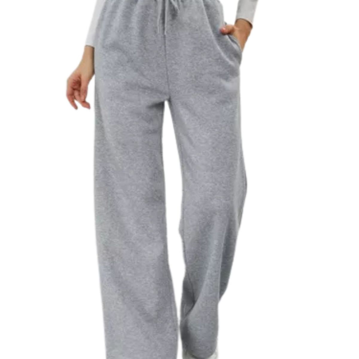 LOOK SHOP - Pantalón Buzo Mujer Jogger Invierno Forro Polar Recto 138