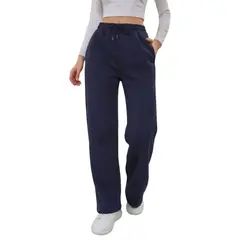 LOOK SHOP - Pantalón Buzo Mujer Jogger Invierno Forro Polar Recto 138