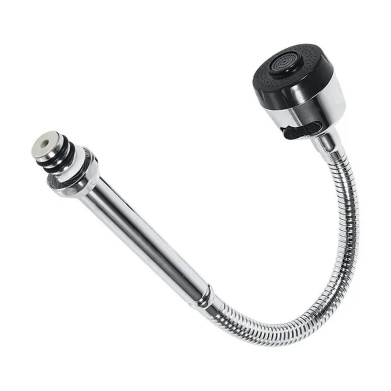 MOVI - Manguera Extensible Para Llave Cocina Cromada Doble Chorro