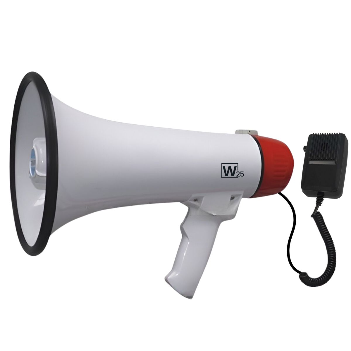 MLAB - Megáfono Amplificador 25W Recargable +Micrófono de Mano 500m