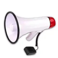 MLAB - Megáfono Amplificador 25W Recargable +Micrófono de Mano 500m